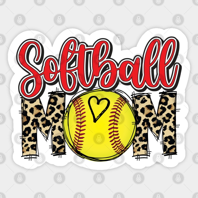 Softball Mom Sticker by fineaswine